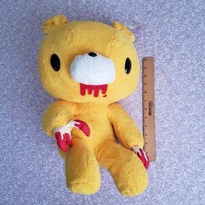 RARE NWT Chax-GP Gloomy Bear Yellow XL 18" Plush